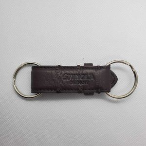 Shinola Detroit Made in the USA  American Leather Keychain